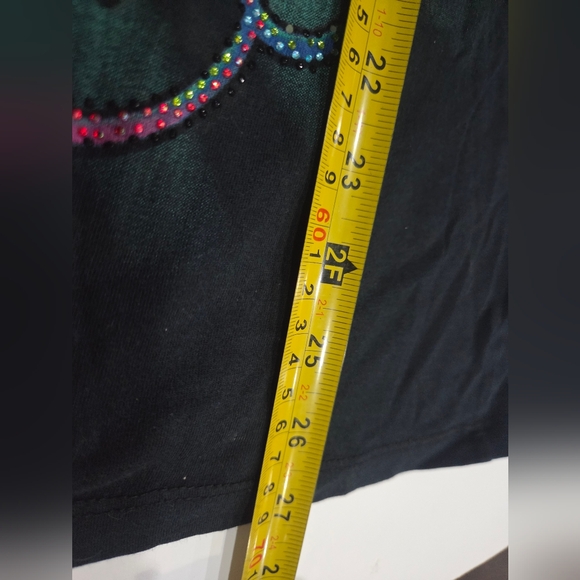 Ed Hardy Black Graphic Embellished Rhinestone T-Shirt for Men Sz.L - Picture 7 of 10